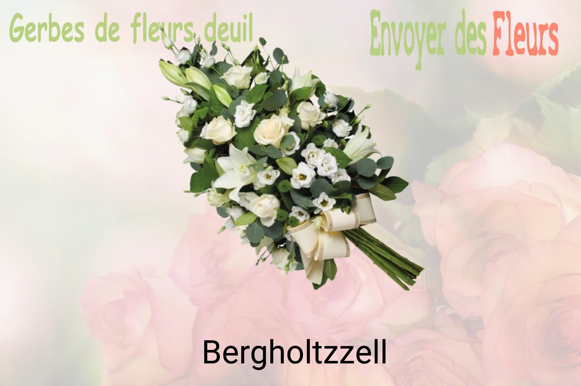 Gerbe de fleurs de deuil livrée à Bergholtzzell